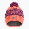 Czapka zimowa dziecięca LEGO Lwazun 713 neon orange 2
