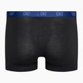 Bokserki męskie CR7 Basic Trunk 3 pary black/ blue 3