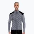 Bluza termoaktywna męska Dovre Half Zip Jacquard grey
