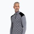 Bluza termoaktywna męska Dovre Half Zip Jacquard grey 3