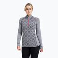 Bluza termoaktywna damska Dovre Half Zip Jacquard grey