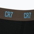 Bokserki męskie CR7 Basic Trunk 3 pary black/brown 7