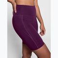Spodenki treningowe damskie Girlfriend Collective Compressive plum 4