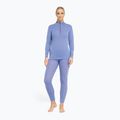 Bluza termoaktywna damska Dovre Wool Zip blue 2