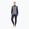 Bluza termoaktywna damska Dovre Wool Organic Half Zip navy 2