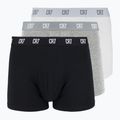 Bokserki męskie CR7 Basic Trunk 3 pary white/ greymelange/ black