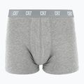 Bokserki męskie CR7 Basic Trunk 3 pary white/ greymelange/ black 3