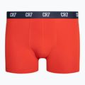 Bokserki męskie CR7 Basic Trunk 3 pary grey melange/red/navy 5