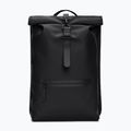 Plecak miejski Rains Rucksack Rolltop 17 l black