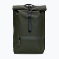 Plecak miejski Rains Rucksack Rolltop 13 + 4 l green