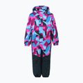 Kombinezon narciarski dziecięcy Color Kids Coverall AOP AF 10.000 festival fuchsia