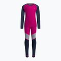 Komplet bielizny termoaktywnej dziecięcej Color Kids Ski Underwear Colorblock festival fuchsia