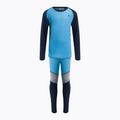Komplet bielizny termoaktywnej dziecięcej Color Kids Ski Underwear Colorblock blue