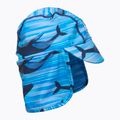 Czapka z daszkiem dziecięca Color Kids AOP azure/blue