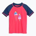 Koszulka do pływania dziecięca Color Kids Print diva/pink