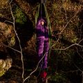 Śpiwór AURA AR 600 180 cm fioletowy 12