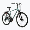 Rower trekkingowy męski KROSS Trans 3.0 zielony/srebrny/połysk 2