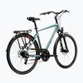 Rower trekkingowy męski KROSS Trans 3.0 zielony/srebrny/połysk 3
