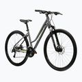 Rower crossowy damski KROSS Evado 3.0 W szary/zielony 2