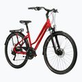 Rower trekkingowy damski KROSS Trans 5.0 W czerwony/srebrny/połysk 2