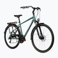 Rower trekkingowy męski KROSS Trans 3.0 zielony/srebrny/połysk 2