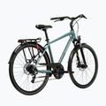 Rower trekkingowy męski KROSS Trans 3.0 zielony/srebrny/połysk 3