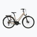 Rower trekkingowy damski KROSS Trans 3.0 W brązowy/srebrny/matowy
