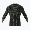 Rashguard longsleeve męski SMMASH Tiger Armour zielony 2