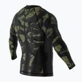 Rashguard longsleeve męski SMMASH Tiger Armour zielony 5