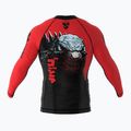 Rashguard longsleeve dziecięcy SMMASH Zilla czerwony 2