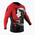 Rashguard longsleeve dziecięcy SMMASH Zilla czerwony 3