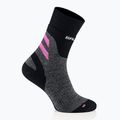 Skarpety damskie Brubeck Trekking Merino grafitowy/fuksjowy 2