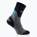 Skarpety damskie Brubeck Trekking Merino szary turkusowy 2