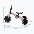 Rowerek biegowy trójkołowy Kinderkraft 4TRIKE silver grey 13