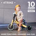 Rowerek biegowy trójkołowy Kinderkraft 4TRIKE silver grey 15