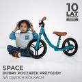 Rowerek biegowy Kinderkraft Space deep blue 10