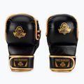 Rękawice sparingowe do treningu MMA DBX BUSHIDO skórzane czarne Arm-2011D-L