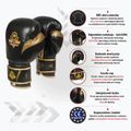 Rękawice bokserskie DBX BUSHIDO skóra naturalna czarne B-2v13 15
