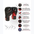 Rękawice bokserskie DBX BUSHIDO "Hammer - Red" Muay Thai czarne/czerwone 13