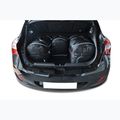 Zestaw toreb do bagażnika KJUST Hyundai I30 Hatchback 2012-2016 4 szt. czarny 12