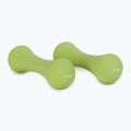 Zestaw hantli Spokey Bone 2 x 2 kg zielony 926521