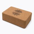 Kostka do jogi korkowa Spokey Nidra brązowa 926634
