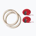 Kółka gimnastyczne drewniane z pasami THORN FIT 504533