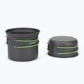 Zestaw garnków Rockland Travel Pro grey/green 2