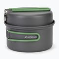 Zestaw naczyń turystycznych Rockland Travel Duo Anodized grey/green
