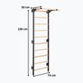 Drabinka gimnastyczna RINAGYM Steel Pure graphit 12