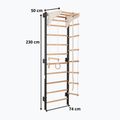 Drabinka gimnastyczna RINAGYM Steel Kom 2 graphit/white 14
