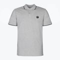 Koszulka polo męska Pitbull Polo Slim Stripes grey/melange