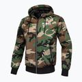 Kurtka męska Pitbull Athletic Hooded Nylon woodland camo 7