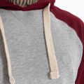 Bluza męska Pitbull Hooded Small Logo grey/burgundy 3